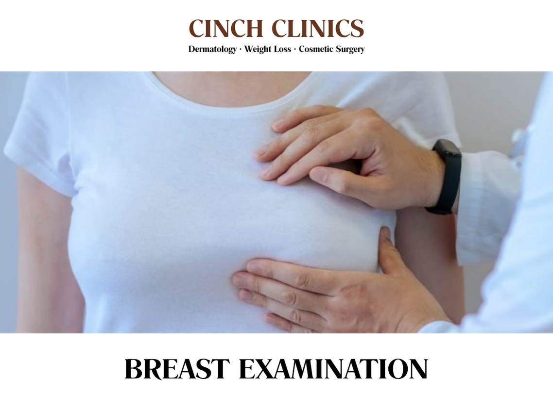 Breast examination at Cinch Clinics